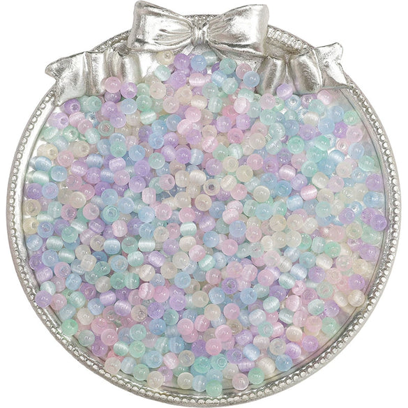 Wholesale Glass And Glaze Round Bead Jewelry Accessories For Diy Handmade Bracelets Elegant Style