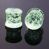 Wholesale Glass And Glaze Wave Pattern Simple Style Luminous Ear Expander Puncture Jewelry