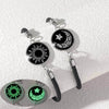 Wholesale Glass And Glazed Geometric And Star Shape Luminous Handwoven Couple Bracelet