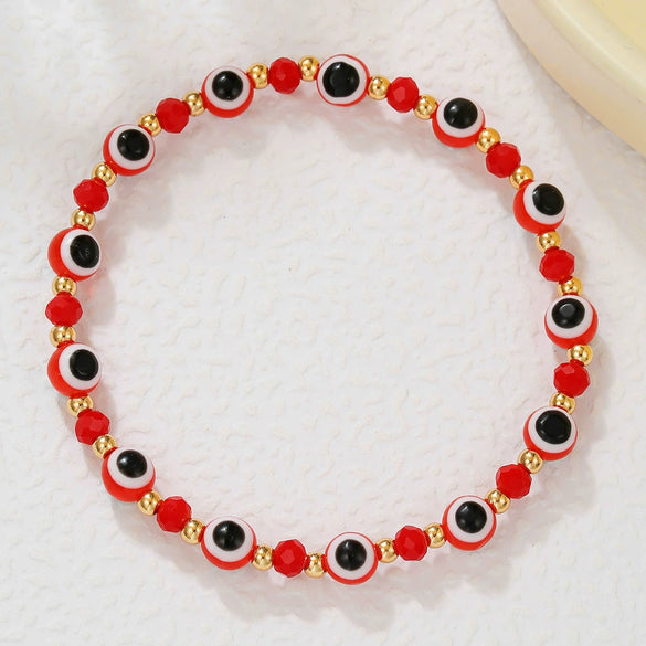 Wholesale Glass Bead Geometric Style Handmade Bracelet For Unisex
