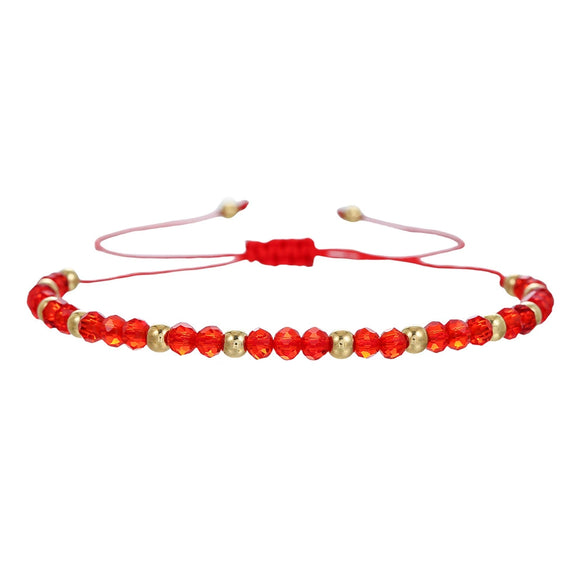 Wholesale Glass Bead Geometric Style Handmade Bracelet For Unisex