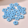 Wholesale Glass Beaded Jewelry With Five Leaf Flower Shape Hand Made Epoxy Treated