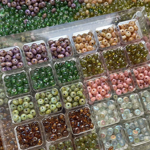 Wholesale Glass Beads Round Glazed Environmentally Friendly For Diy Handmade Jewelry Accessories