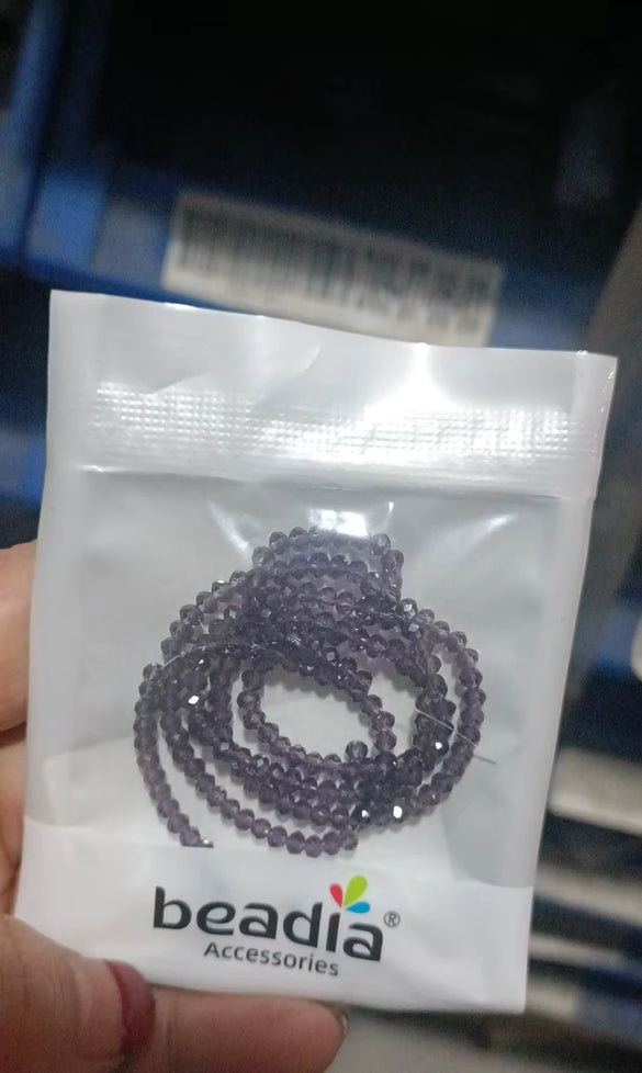 Wholesale Glass Crystal Wheel Beads Handmade Beaded Accessories