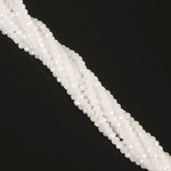 Wholesale Glass Crystal Wheel Beads Handmade Beaded Accessories