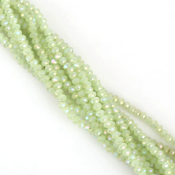 Wholesale Glass Crystal Wheel Beads Handmade Beaded Accessories