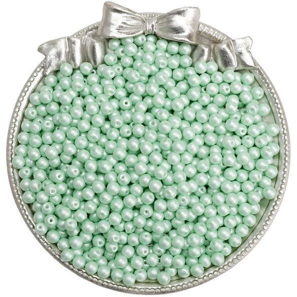 Wholesale Glass Glaze Beaded Rice Beads Diy Handmade Bracelet Necklace With Starry Sky Pattern Jewelry Material Bag Accessories