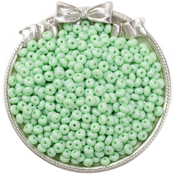 Wholesale Glass Glaze Beads For Diy Handmade Bracelet Necklace Jewelry Simple Style Abacus Beads