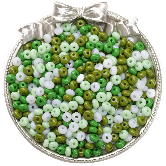 Wholesale Glass Glaze Beads For Diy Handmade Bracelet Necklace Jewelry Simple Style Abacus Beads