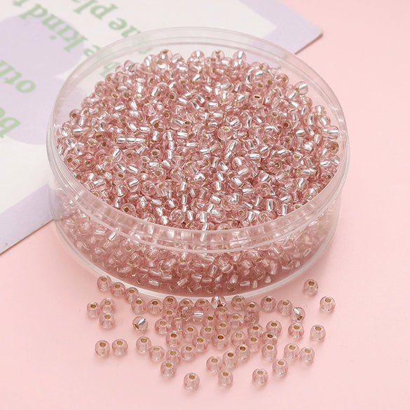 Wholesale Glass Glaze Geometric Round Beads Handmade Bracelet Necklace Mobile Phone Chain Accessories