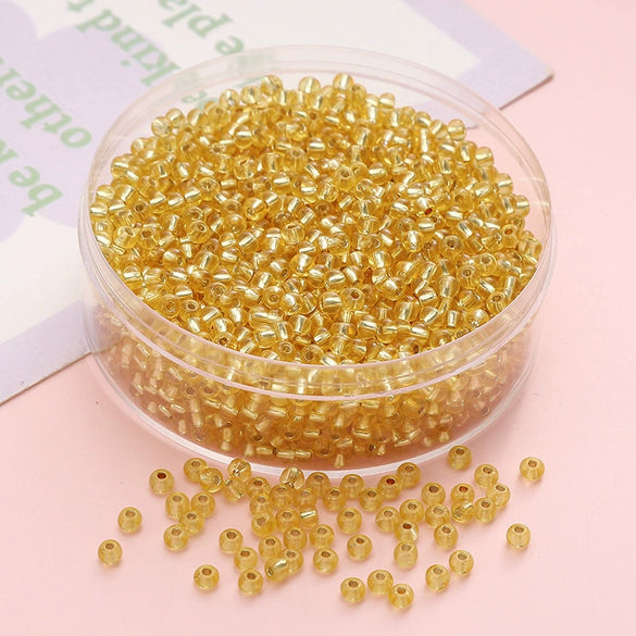 Wholesale Glass Glaze Geometric Round Beads Handmade Bracelet Necklace Mobile Phone Chain Accessories