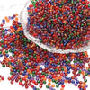 Wholesale Glass Glaze Geometric Round Beads Handmade Bracelet Necklace Mobile Phone Chain Accessories