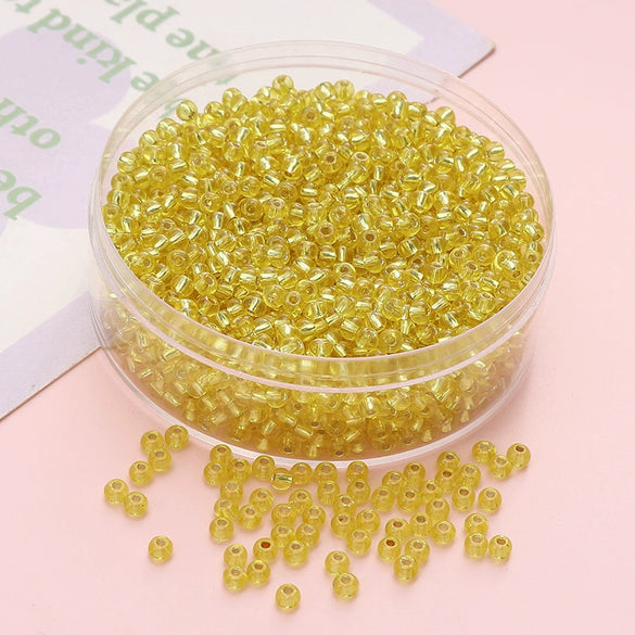 Wholesale Glass Glaze Geometric Round Beads Handmade Bracelet Necklace Mobile Phone Chain Accessories