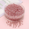 Wholesale Glass Glaze Geometric Round Beads Handmade Bracelet Necklace Mobile Phone Chain Accessories