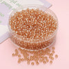 Wholesale Glass Glaze Geometric Round Beads Handmade Bracelet Necklace Mobile Phone Chain Accessories
