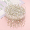 Wholesale Glass Glaze Geometric Round Beads Handmade Bracelet Necklace Mobile Phone Chain Accessories