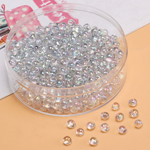 Wholesale Glass Glaze Geometric Water Droplets Beads For Handmade Bracelet Necklace Pendant Accessories