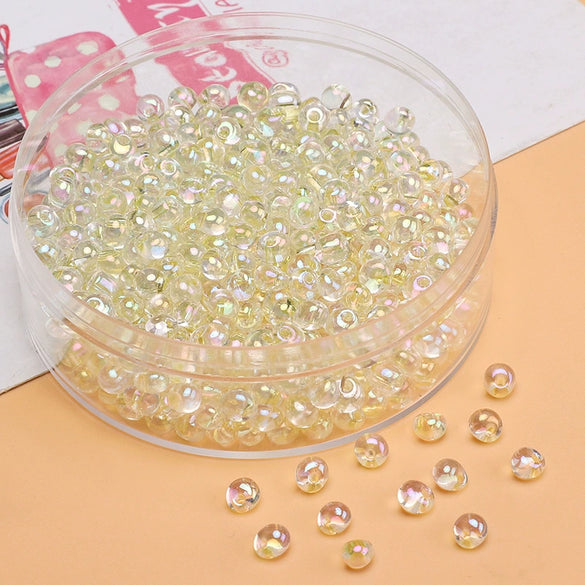 Wholesale Glass Glaze Geometric Water Droplets Beads For Handmade Bracelet Necklace Pendant Accessories