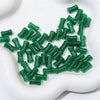 Wholesale Glass Glaze Handmade Bead String Jewelry Material For Bracelet Headdress Imitation Jade Straight Hole Bamboo Beads