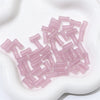 Wholesale Glass Glaze Handmade Bead String Jewelry Material For Bracelet Headdress Imitation Jade Straight Hole Bamboo Beads