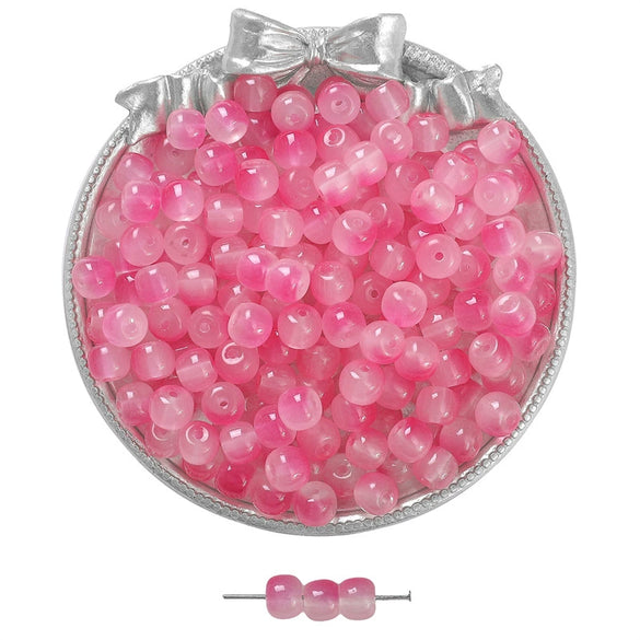 Wholesale Glass Glaze Handmade Geometric Apple Beads Bracelet Necklace Accessories