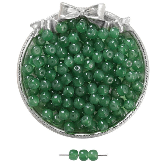 Wholesale Glass Glaze Handmade Geometric Apple Beads Bracelet Necklace Accessories