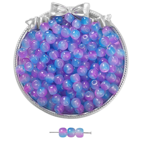 Wholesale Glass Glaze Handmade Geometric Apple Beads Bracelet Necklace Accessories
