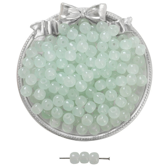Wholesale Glass Glaze Handmade Geometric Apple Beads Bracelet Necklace Accessories