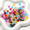 Wholesale Glass Glaze Imitation Jade Abacus Beads For Jewelry Making Geometric Personality Style