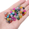 Wholesale Glass Glaze Imitation Jade Abacus Beads For Jewelry Making Geometric Personality Style
