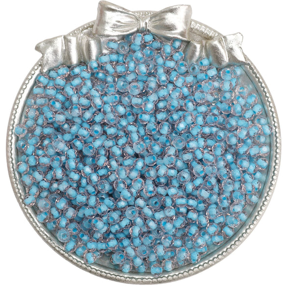 Wholesale Glass Glaze Jewelry Material For Diy Earrings And Bracelet Handmade Double Dye Flat Rice Beads