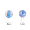 Wholesale Glass Glaze Jewelry Material For Diy Earrings And Bracelet Handmade Double Dye Flat Rice Beads