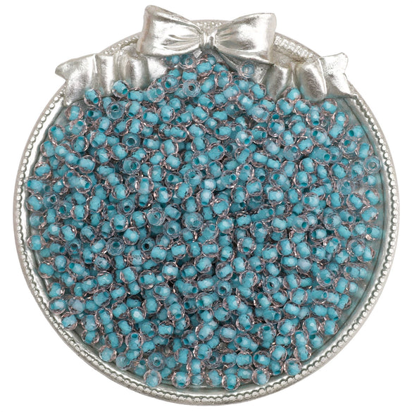 Wholesale Glass Glaze Jewelry Material For Diy Earrings And Bracelet Handmade Double Dye Flat Rice Beads