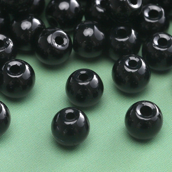 Wholesale Glass Glaze Round Beads For Diy Handmade Bracelet Necklace Accessories