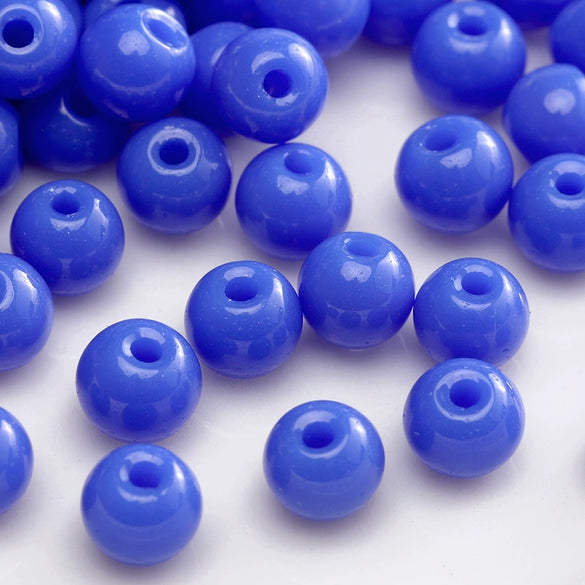 Wholesale Glass Glaze Round Beads For Diy Handmade Bracelet Necklace Accessories