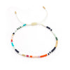Wholesale Glass Glaze Woven Geometry Beads Bracelet For Girls