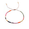 Wholesale Glass Glaze Woven Geometry Beads Bracelet For Girls