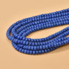 Wholesale Glass Glazed Colored Wheels Beaded Jewelry Accessories Material Handmade With Geometric Style And Paint Design