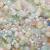 Wholesale Glass Glazed Colorful Loose Beads For Diy Mobile Phone Chain Jewelry