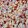 Wholesale Glass Glazed Geometric Round Beads As Handmade Diy Bracelet Necklace Mobile Phone Chain Accessories