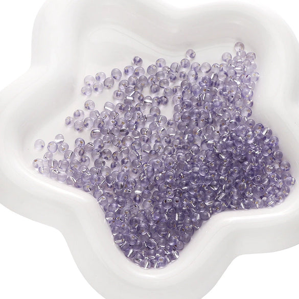 Wholesale Glass Glazed Geometric Round Beads Handmade Necklace Accessories