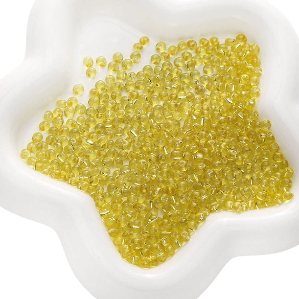 Wholesale Glass Glazed Geometric Round Beads Handmade Necklace Accessories