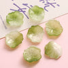 Wholesale Glass Glazed Handmade Three Dimensional Lace Lotus Leaf Beads For Necklace Bracelet Clothing Accessories