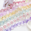 Wholesale Glass Glazed Shell Beads Handpainted Light Gradient Bracelet Necklace Mobile Phone Chain Accessories