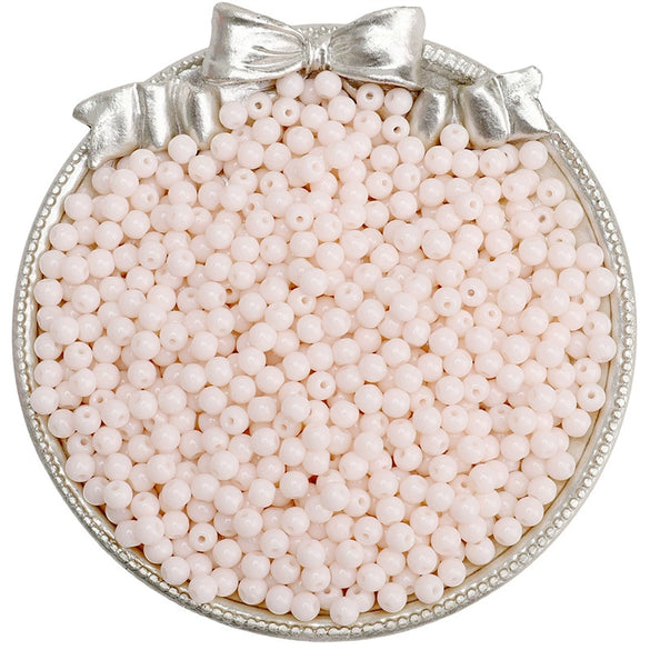 Wholesale Glass Glazed Solid Color Round Beads Handmade Beaded Bracelet Jewelry Accessories