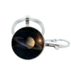 Wholesale Glass Keychain With Solar System Pattern And Electroplating Technology