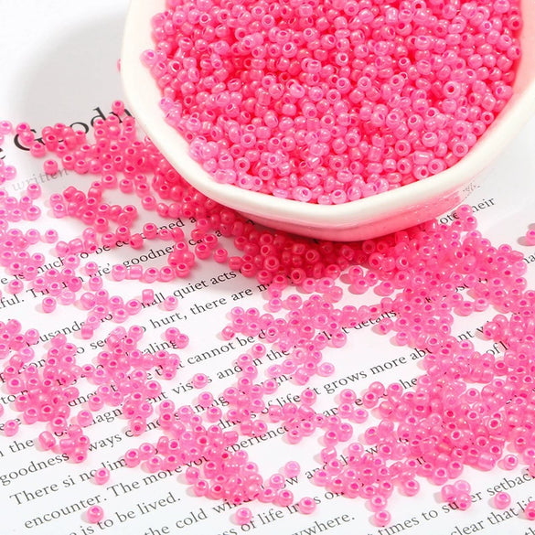 Wholesale Glass Loose Beads For Handmade Jewelry Cream Rice Shape Beaded Accessories For Bracelet And Earrings