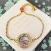 Wholesale Glass Opening And Closing Bracelet Stainless Steel Geometric Electroplated Light Luxury Style Unisex Jewelry