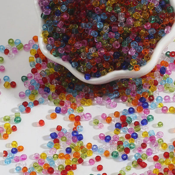 Wholesale Glass Transparent Loose Beads Handmade Diy Jewelry Material For Bracelet And Hairpin Accessories