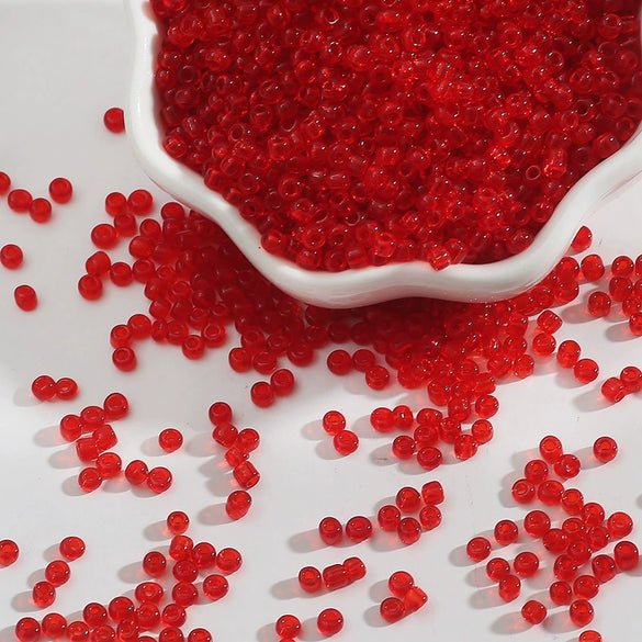 Wholesale Glass Transparent Loose Beads Handmade Diy Jewelry Material For Bracelet And Hairpin Accessories